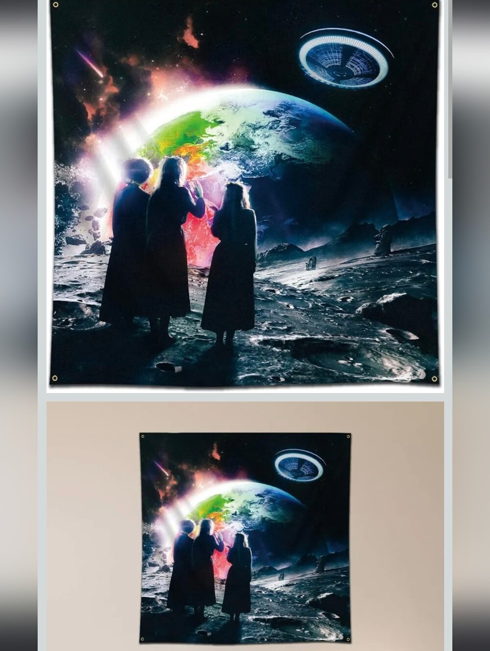Eternal Atake Album Art Lil Uzi tapestry Square tapestry 3X3 Ft